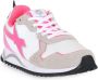 W6Yz Trendy Wit Fuchsia Sneakers White Dames - Thumbnail 1