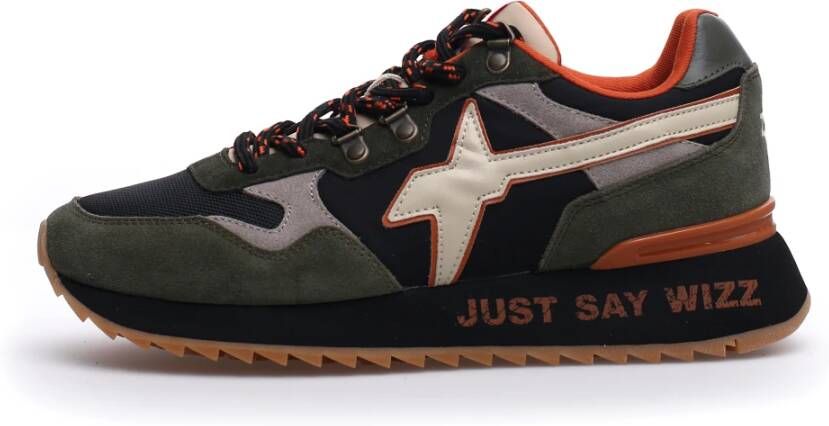 W6Yz Suede and technical fabric sneakers Yak-M. Multicolor Heren - Foto 2