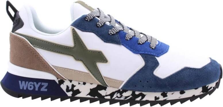 W6Yz Technical fabric and suede sneakers Jet-M.