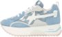 W6Yz Suede and fabric sneakers Anny W. Blue Dames - Thumbnail 1