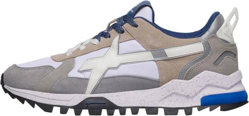 W6Yz Suede and technical fabric sneakers Breeze 3-M.
