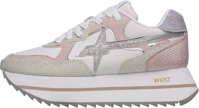 W6Yz Suede and technical fabric sneakers Deva W.