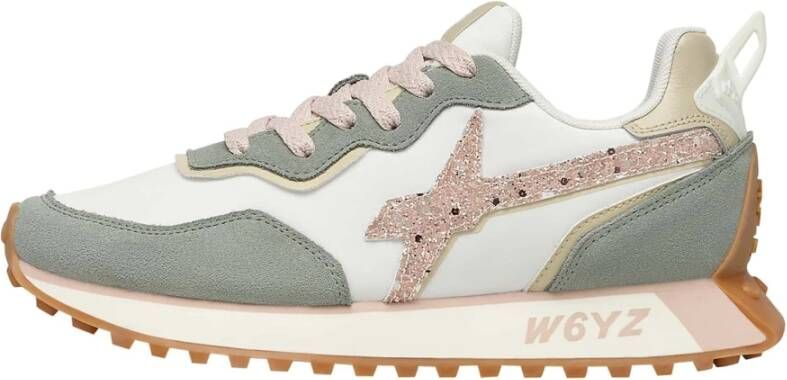 W6Yz Suede and technical fabric sneakers Jet2-Uni. Multicolor Dames