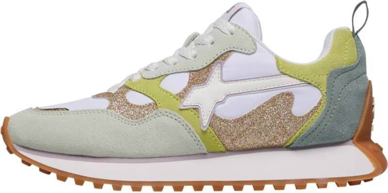 W6Yz Suede and technical fabric sneakers Loop-W.