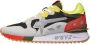 W6Yz Suede and technical fabric sneakers Match-M. Multicolor Heren - Thumbnail 1