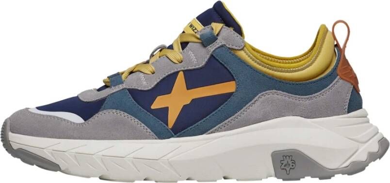 W6Yz Suede and technical fabric sneakers Next-M.