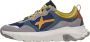 W6Yz Suede and technical fabric sneakers Next-M. - Thumbnail 1