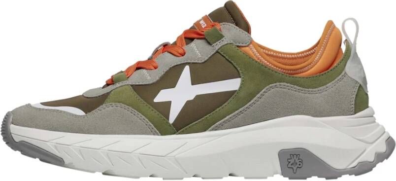 W6Yz Suede and technical fabric sneakers Next-M.