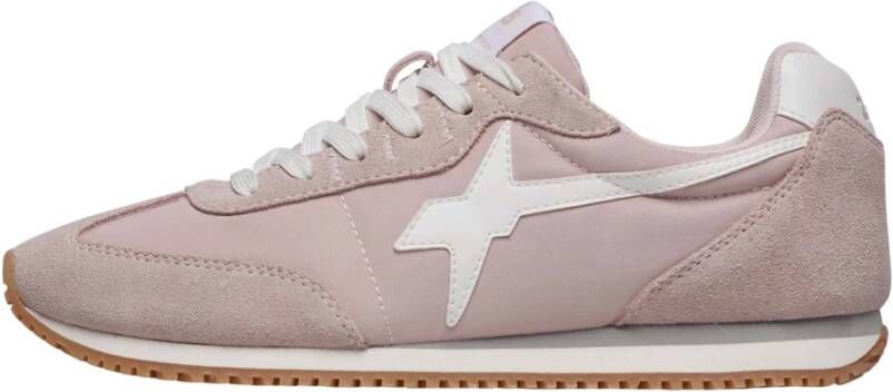W6Yz Suede and technical fabric sneakers Samoa-Uni.