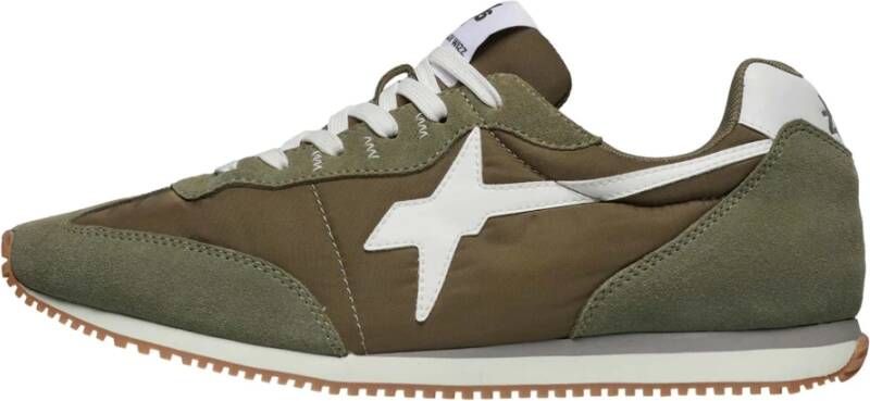 W6Yz Suede and technical fabric sneakers Samoa-Uni.