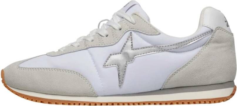 W6Yz Suede and technical fabric sneakers Samoa-Uni.