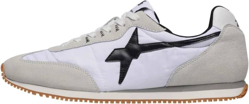 W6Yz Suede and technical fabric sneakers Samoa-Uni.
