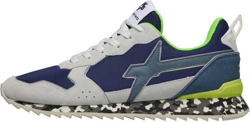 W6Yz Technical fabric and suede sneakers Jet-M.