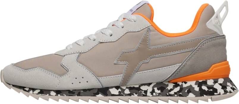 W6Yz Technical fabric and suede sneakers Jet-M.