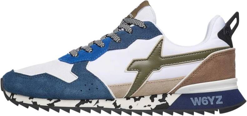 W6Yz Technical fabric and suede sneakers Jet-M.