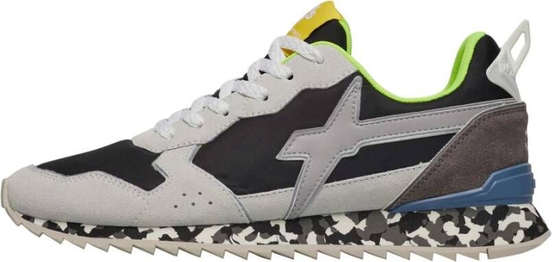 W6Yz Technical fabric and suede sneakers Jet-M.