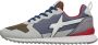 W6Yz Technical fabric and suede sneakers Jet-M. - Thumbnail 1