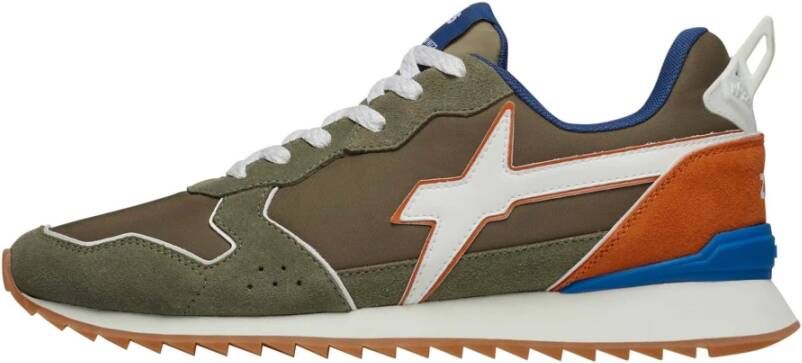 W6Yz Technical fabric and suede sneakers Jet-M.