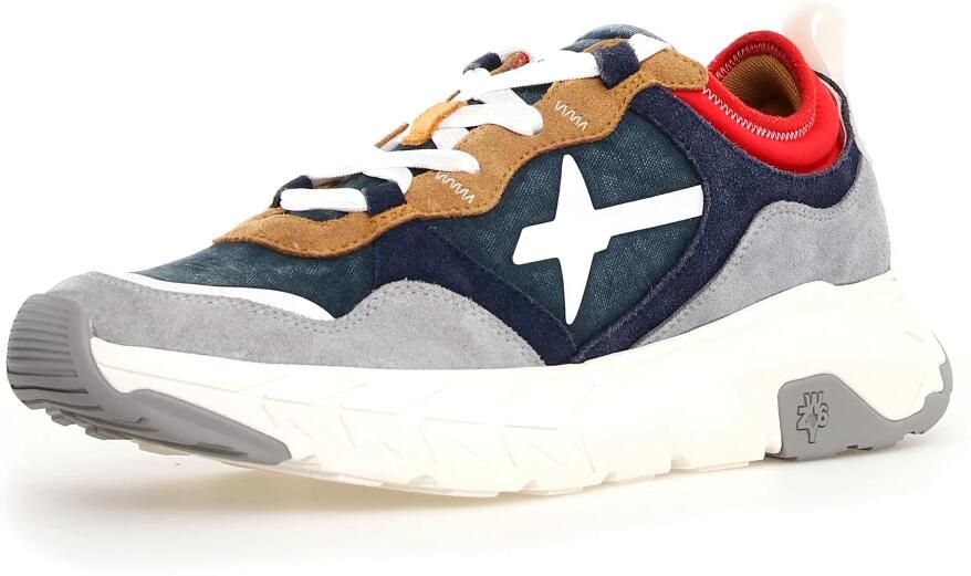 W6Yz Blauwe Sneakers met Uniek Ontwerp - Foto 4