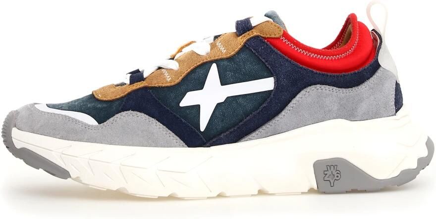 W6Yz Blauwe Sneakers met Uniek Ontwerp - Foto 5