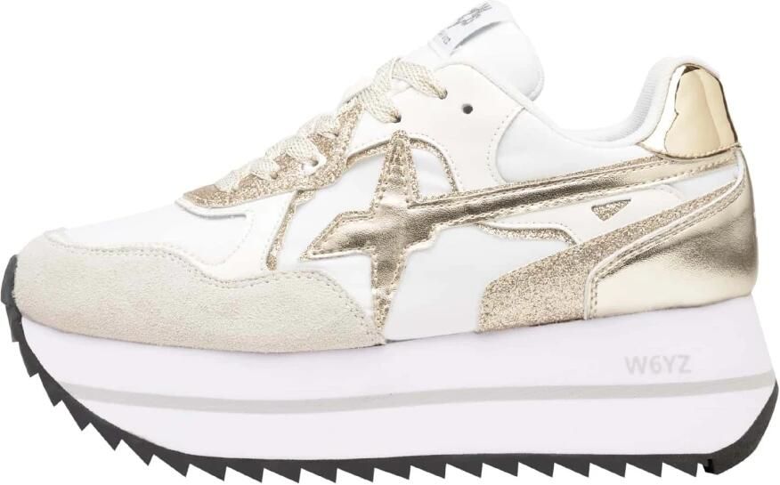 W6Yz Suede and technical fabric sneakers Deva W.