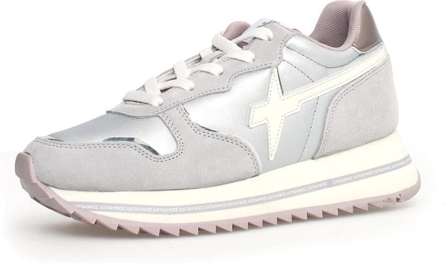 W6Yz Grijze Paillet Sneakers - Foto 3