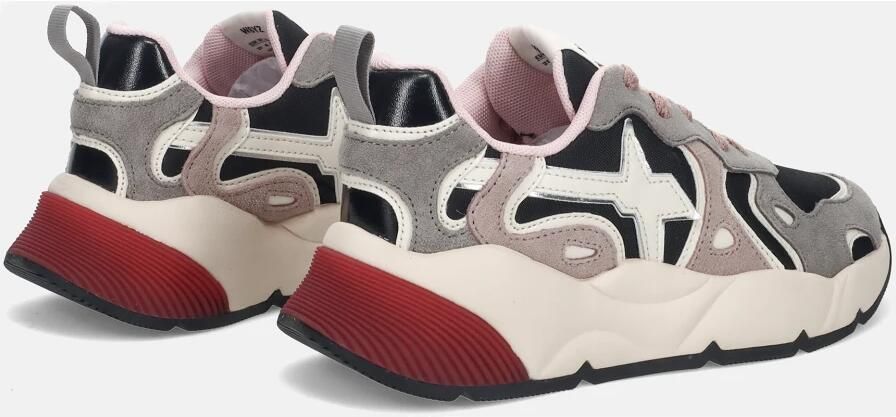 W6Yz Kleurrijke Sneakers met Suède en Technische Stof - Foto 2