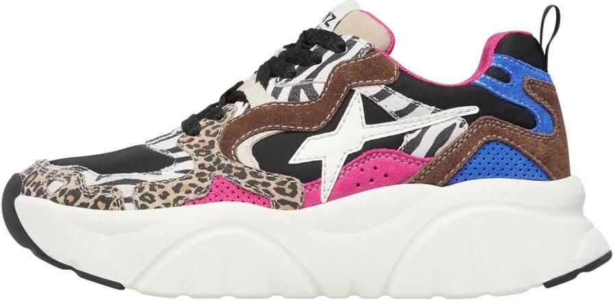 W6Yz Mia-W. Sneakers van technische stof en suède