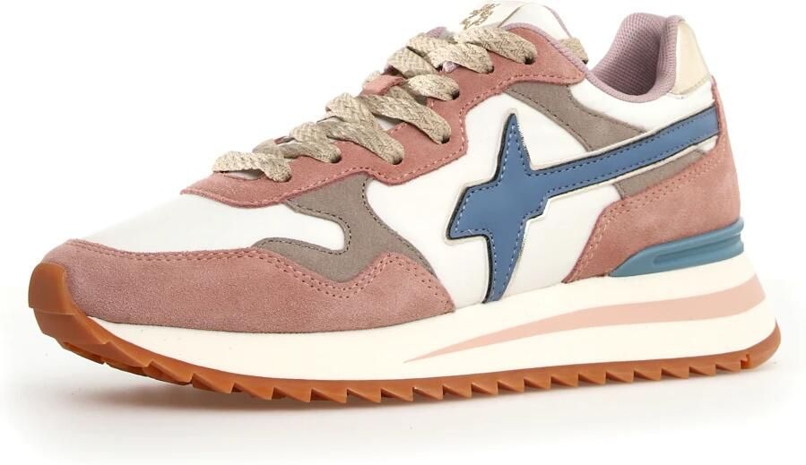 W6Yz Roze Animal Print Sneakers voor Vrouwen - Foto 4