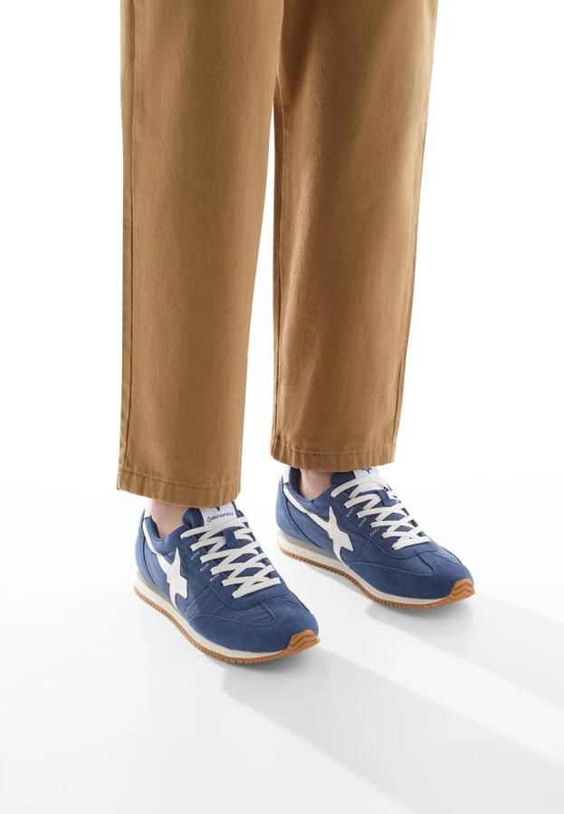 W6Yz Suede and technical fabric sneakers Samoa-Uni. - Foto 3