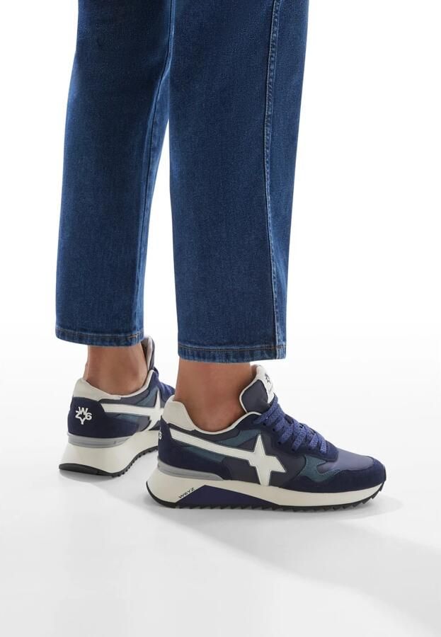W6Yz Technical fabric and suede sneakers Yak-M. - Foto 4