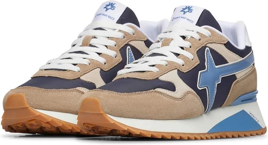 W6Yz Technische suède sneaker met spoiler Multicolor Heren - Foto 5