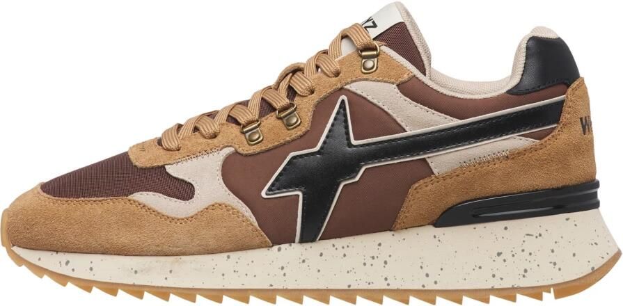 W6YZ Sneakers laag 'YAK-M.' donkerbruin