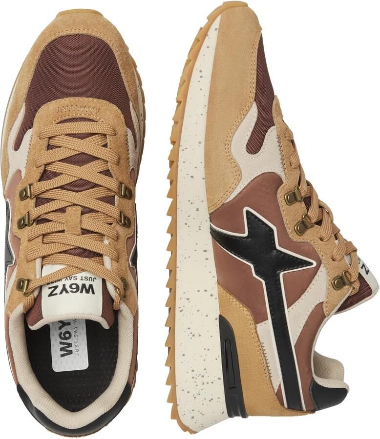 W6YZ Sneakers laag 'YAK-M.' donkerbruin - Foto 2