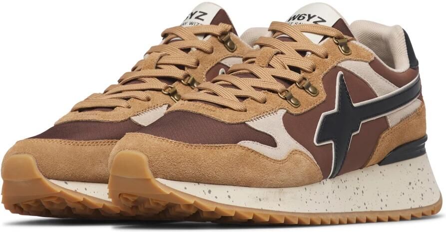 W6YZ Sneakers laag 'YAK-M.' donkerbruin - Foto 4