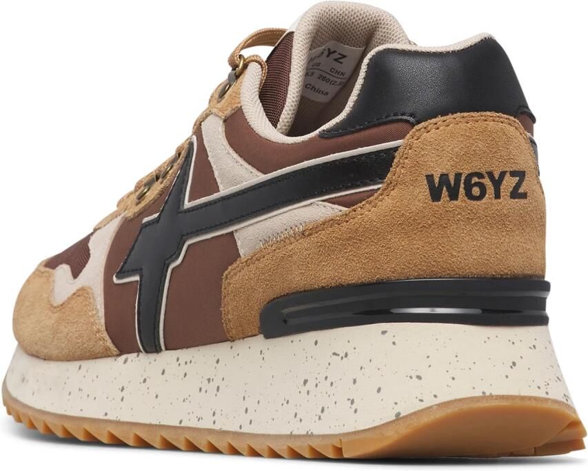 W6YZ Sneakers laag 'YAK-M.' donkerbruin - Foto 3