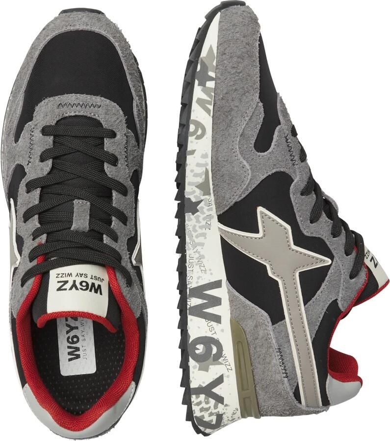 W6YZ Sneakers laag 'YAK-M.' antraciet