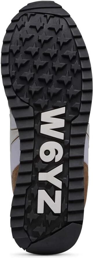 W6Yz Polyester Sneaker Technisch Suède Taupe Wit - Foto 3