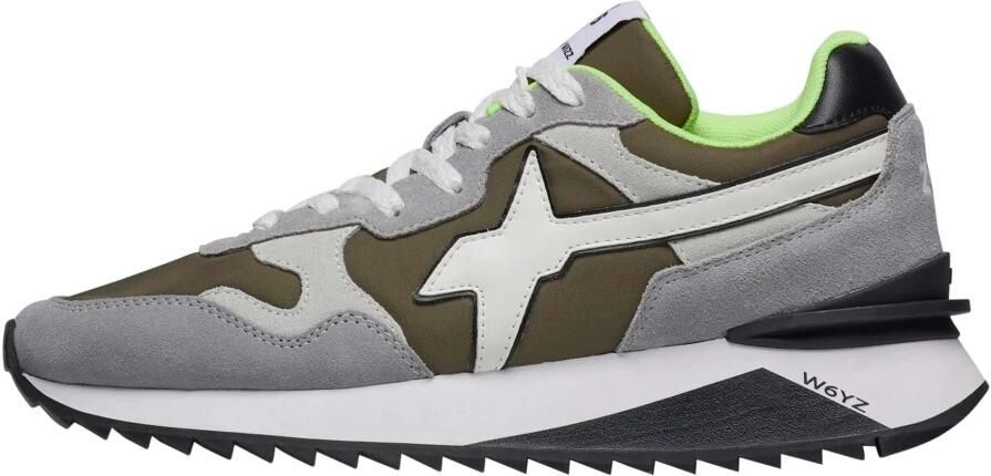 W6Yz Technical fabric and suede sneakers Yak-M.