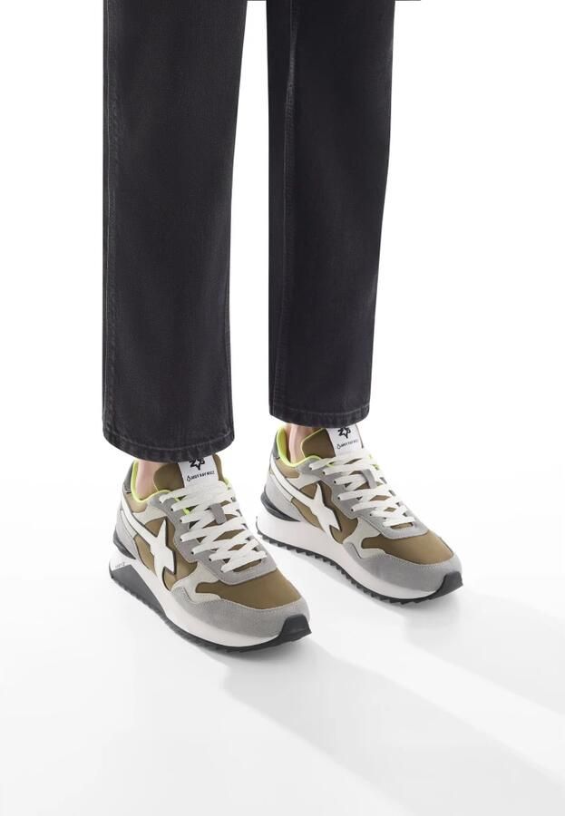 W6Yz Technical fabric and suede sneakers Yak-M. - Foto 4