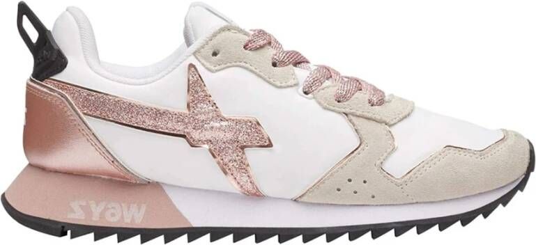 W6Yz Witte Jet Sneakers voor Dames