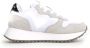 W6Yz Witte Sneaker met Verhoogde Rubberen Zool - Thumbnail 1