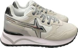 W6Yz Yak-W. Suede nylon metalen vleugelzool Wit Dames