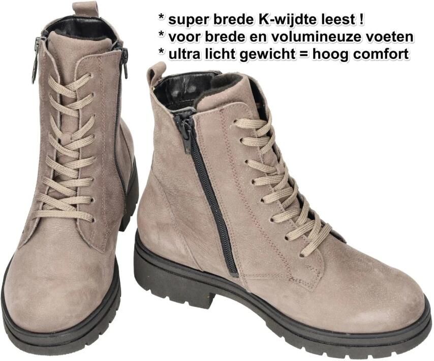 Wäldlaufer Waldlaufer Veterboot 648803 189 052 Carbon Grijs Glitter Wijdte K - Foto 3