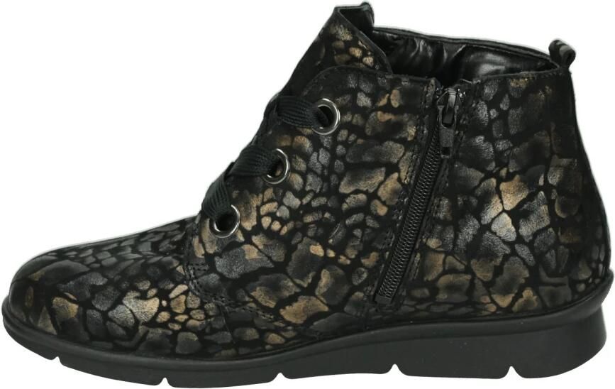 Wäldlaufer Waldlaufer 693801-K-Igna~~~~~~~~~~~~~~~~~ Hoge sneakersVeterlaarzenDames veterschoenenDames sneakersHalf-hoge schoenen Zwart - Foto 2