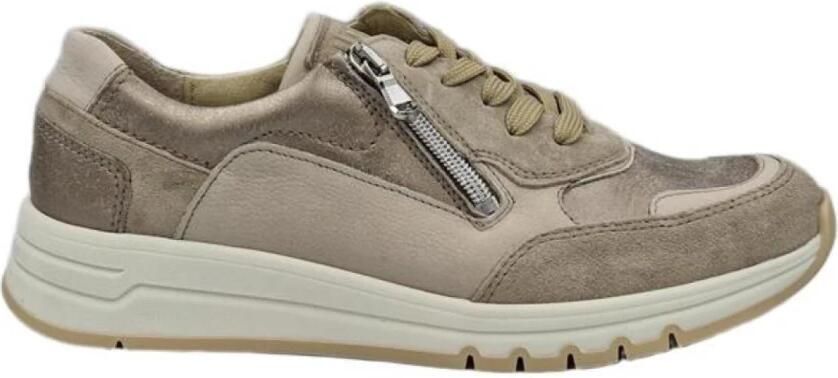 Waldläufer Dames Sneaker 957007-500-083 Beige Combi Wijdte H (40.5) - Foto 3