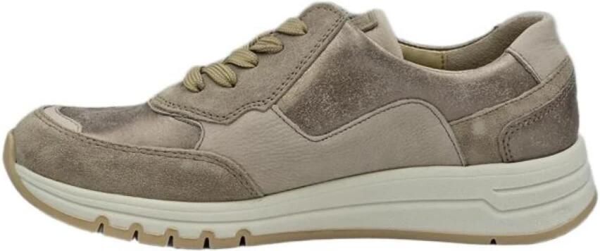 Waldläufer Dames Sneaker 957007-500-083 Beige Combi Wijdte H (40.5) - Foto 7
