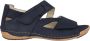 Wäldlaufer Waldlaufer 342025-H-Heliett~~~~~~~~~~~~~~ Sandalen met hakDames Sandalen Blauw - Thumbnail 2