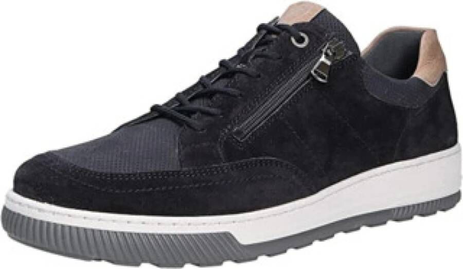 Waldläufer Blauwe Casual Veterschoenen voor Heren