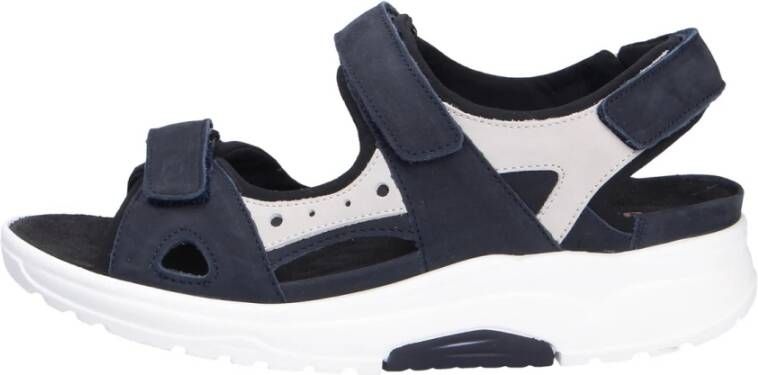 Waldläufer Blauwe Comfort Sandalen voor Dames